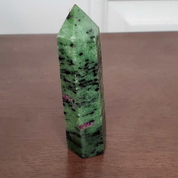 Ruby Zoisite Crystal Tower - Picture 4 of 10